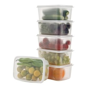 Multipurpose Plastic Food Storage Container Set with Airtight Lids